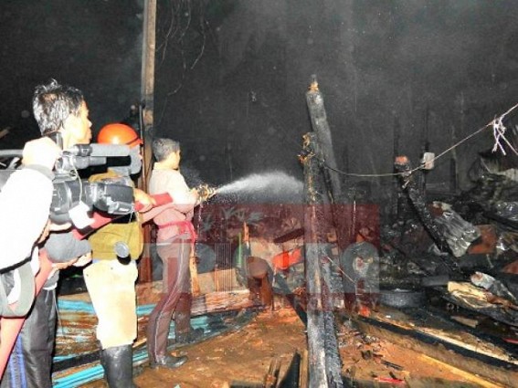 Deadly fire engulfs 10 shops at Dharmanagar 